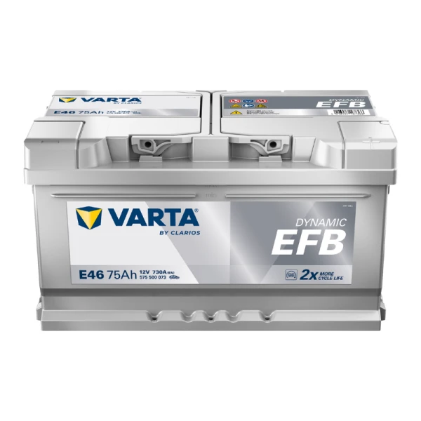 Varta EFB akumuliatorius 75Ah 730A