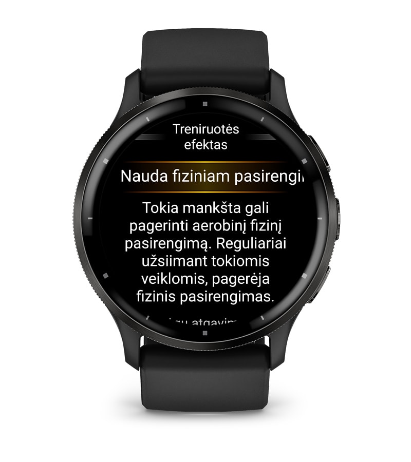 Išmanusis laikrodis Garmin Venu® 3, 45 mm, Sidabro spalvos nerūdijančiojo plieno apvadas su baltojo akmens korpusu ir silikoniniu dirželiu aprašymas - Prekės nuotrauka