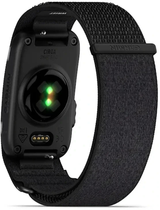 Išmanioji fitneso apyrankė Garmin CIRQA™ Smart Band | Juodos spalvos, L–XL