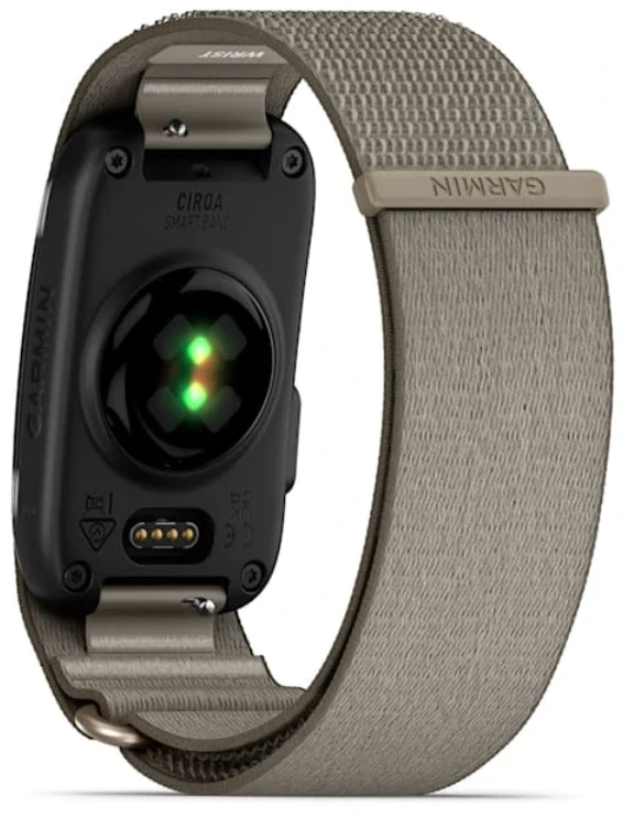 Išmanioji fitneso apyrankė Garmin CIRQA™ Smart Band | Prancūziškos pilkos spalvos, S-M