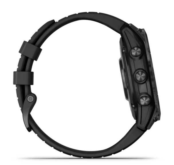Išmanusis laikrodis Garmin Fenix 7 Pro Solar, Pilkos skalūno spalvos, su juodu dirželiu