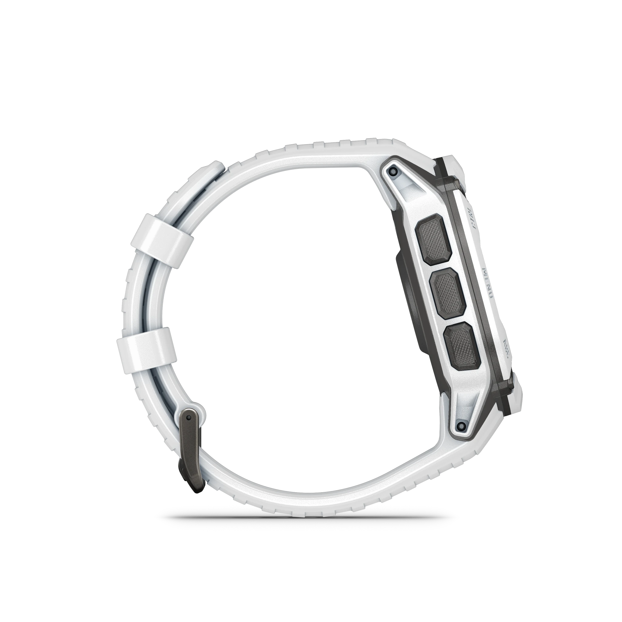 Išmanusis laikrodis Garmin Instinct 2X Solar, Juodos ir baltos spalvų korpusas su baltos spalvos dirželiu