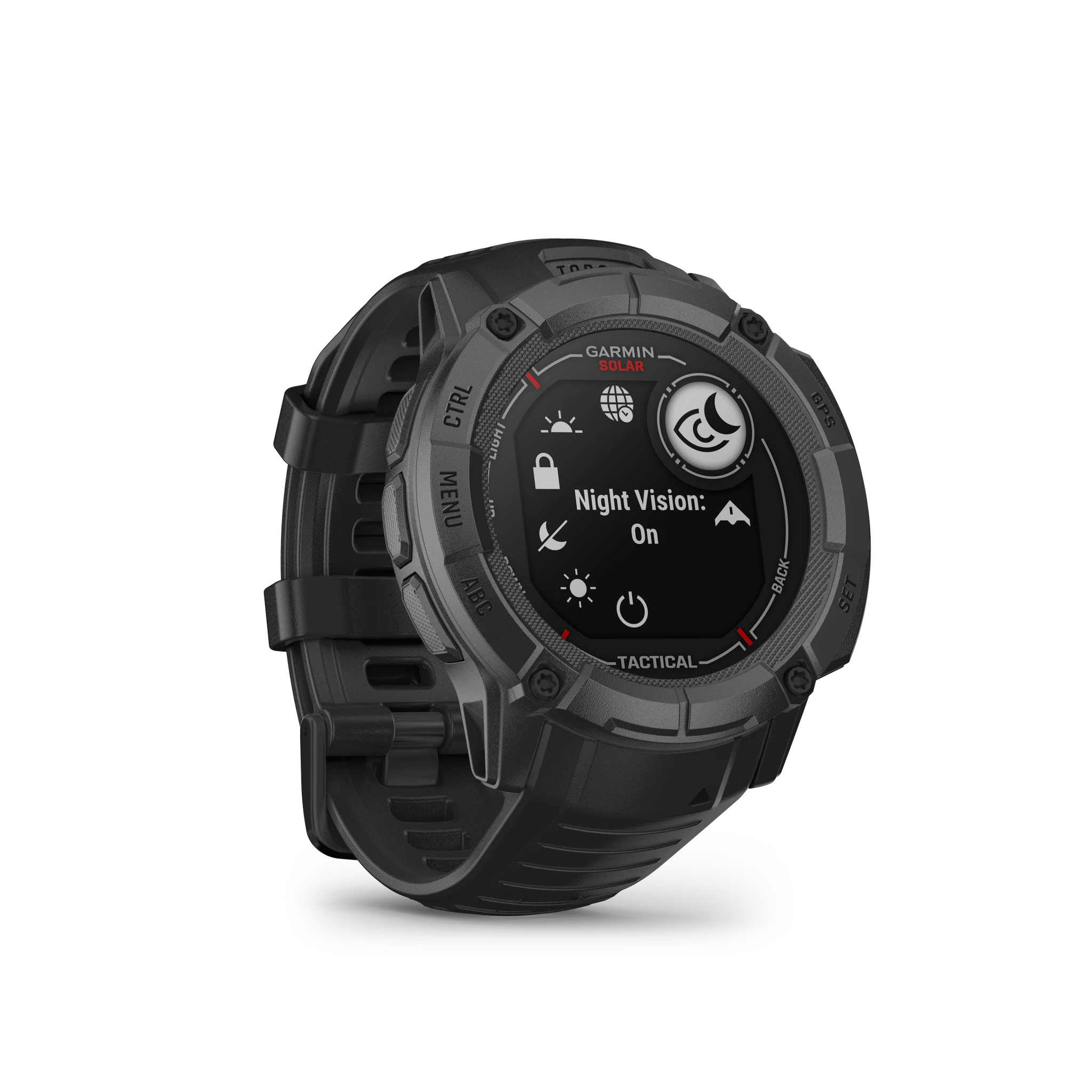 Išmanusis laikrodis Garmin Instinct® 2x Solar – Tactical Edition, Juodos spalvos