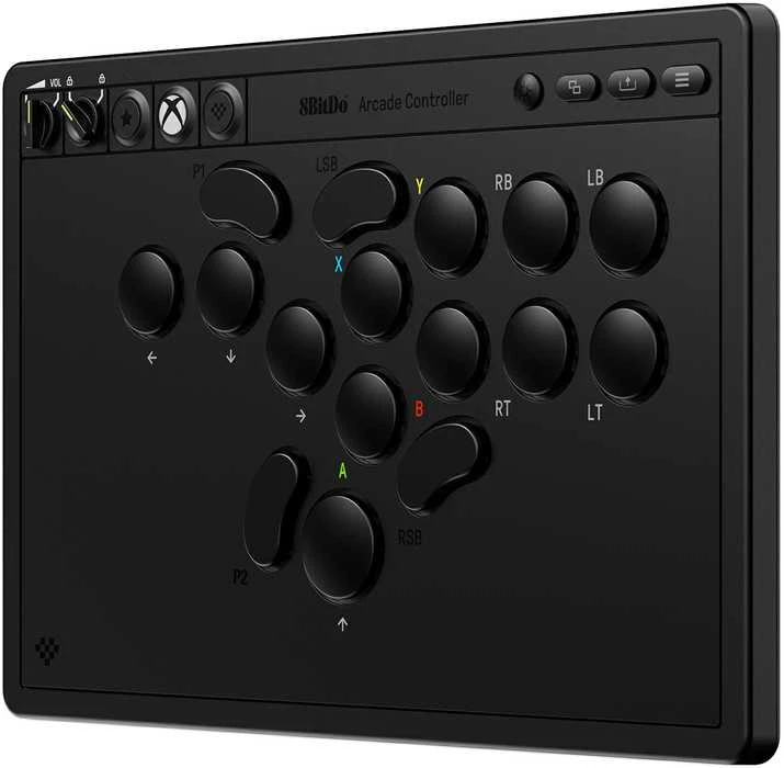 8Bitdo - Arkadinių žaidimų pultelis XBOX/PC - Juodas