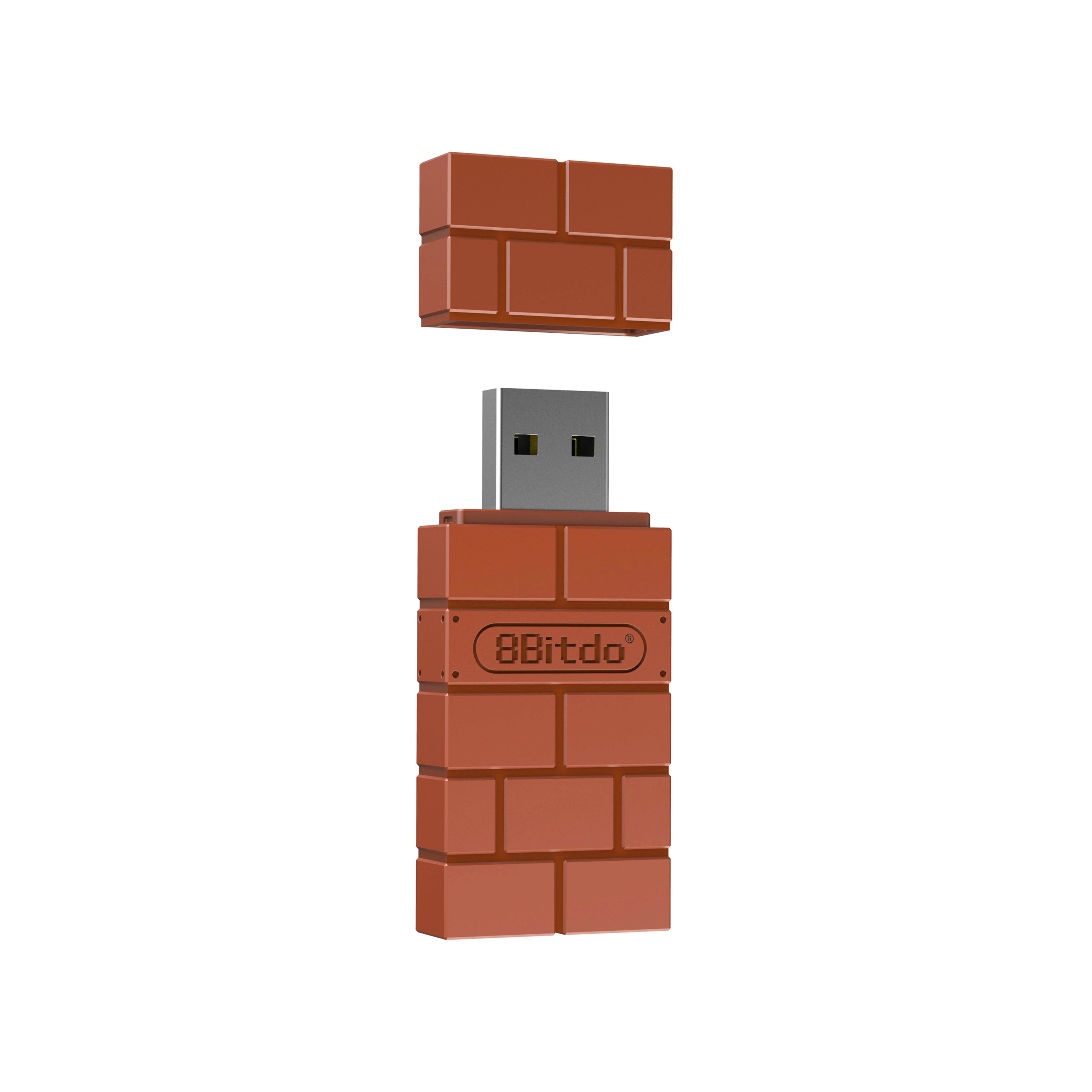 8BitDo USB belaidis adapteris 2 (rudas)