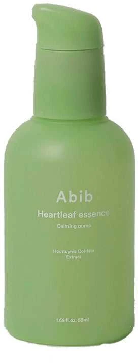 Abib Heartleaf Essence Calming Pump raminanti esencija visų tipų odai, 50 ml