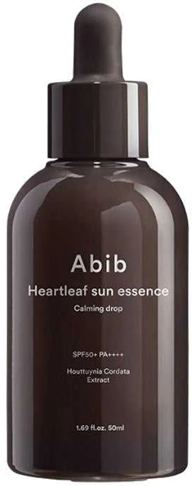 Abib Heartleaf Sun Essence Calming Drop SPF 50+ PA++++ raminantys apsauginiai lašai nuo saulės, 50 ml