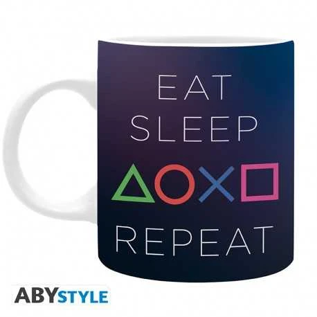 ABYstyle Abysse PLAYSTATION - Puodelis - 320 ml - Valgyk, miegok, kartok