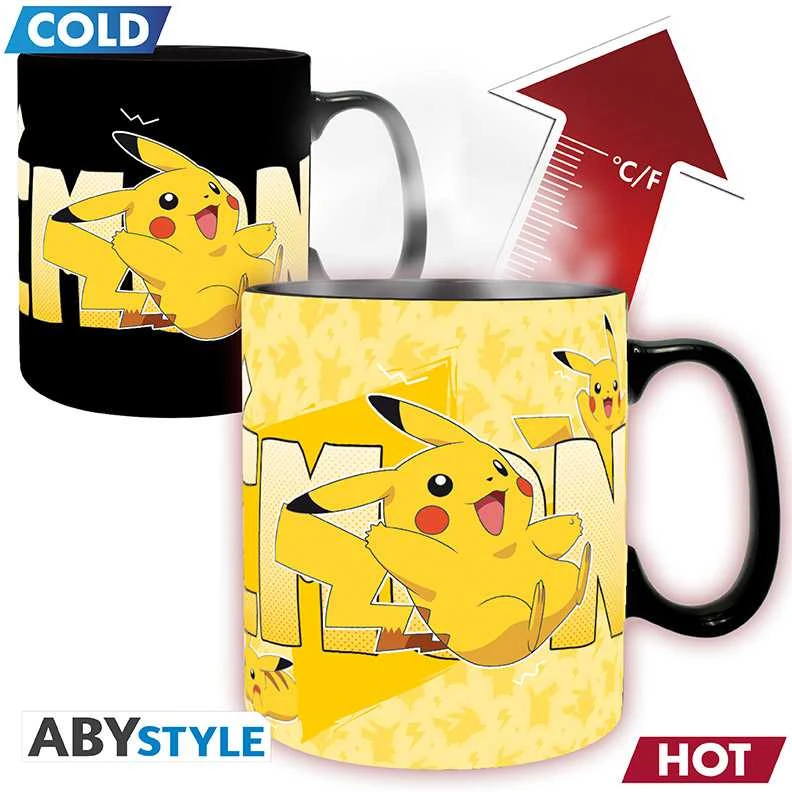 Abysse Nintendo: Pokemon - Pikachu Heat Change Mug (460ml) (ABYMUGA153) Abysse Nintendo: Pokemon - Pikachu Heat Change Mug (460ml) (ABYMUGA153)