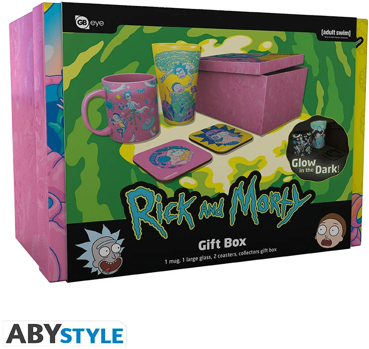 Abysse ABYstyle RICK AND MORTY - Gift Set Rick &amp; Morty - Dovanų Komplektas