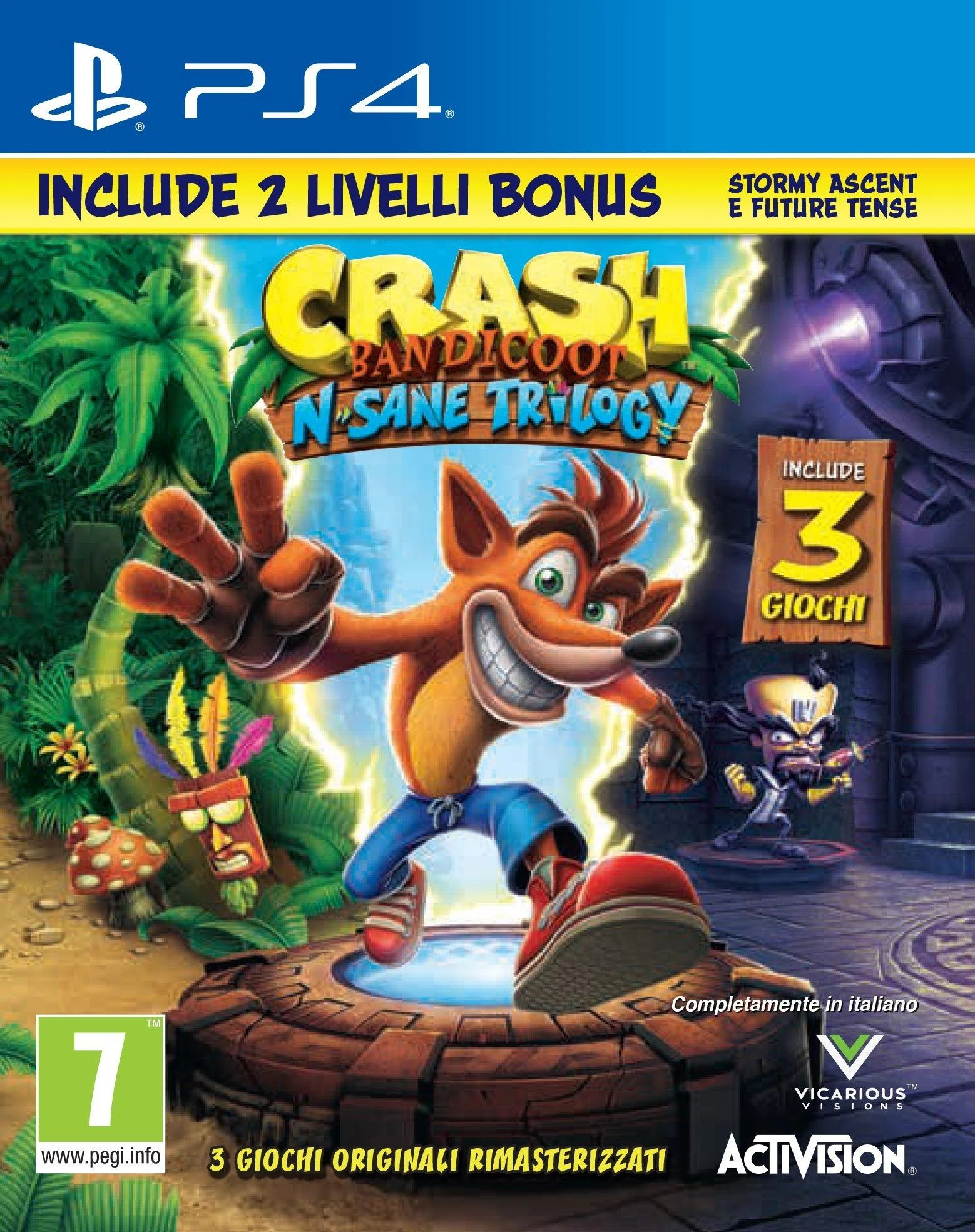 „Activision Crash Bandicoot“ – „N'Sane Trilogy Remastered V2“ (IT)