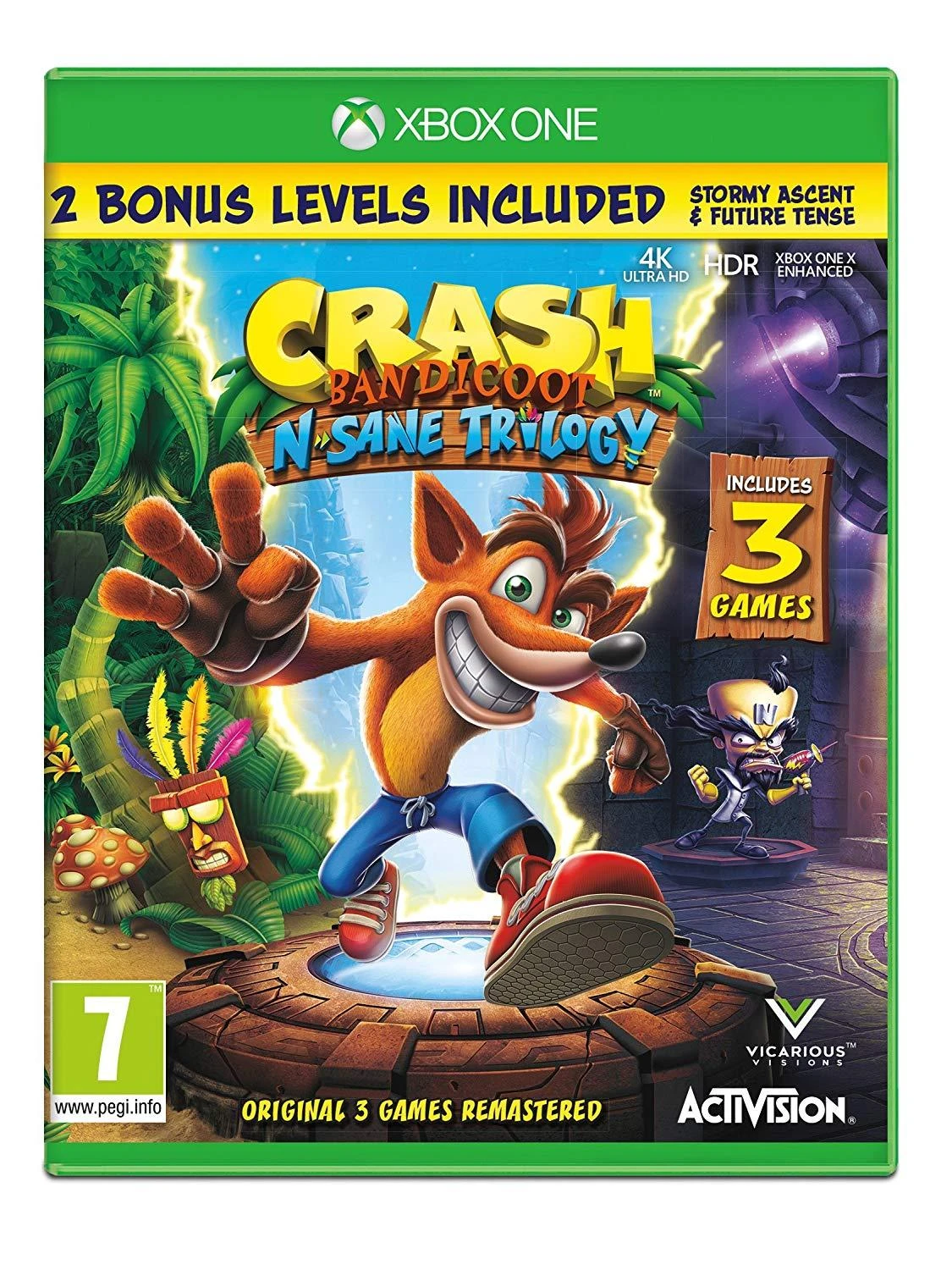 Kompiuterinis žaidimas ACTIVISION Crash Bandicoot N. Sane Trilogy XBOX ONE EN (P)