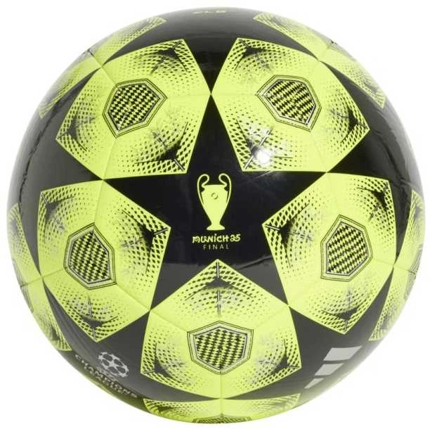 Futbolo kamuolys adidas UCL Club 24/25 Knockout Stages geltona ir-juoda JH1282 (5)