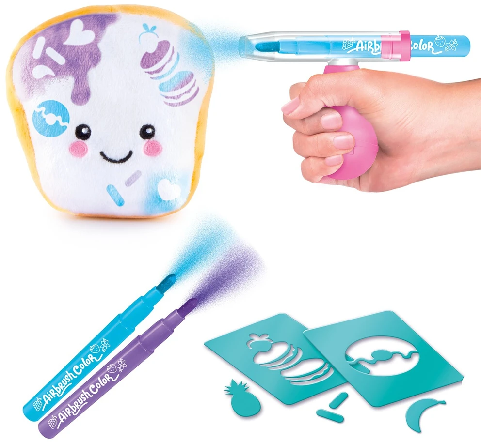 Airbrush Plush Pliušinis žaisliukas aerografui – Food'tastic Mini (26071)