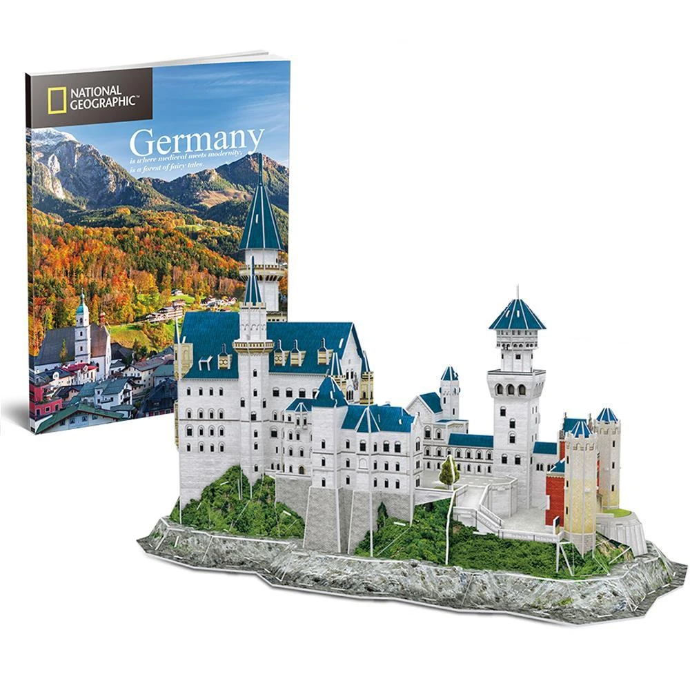 CUBICFUN 3D dėlionė „Neuschwanstein pilis“