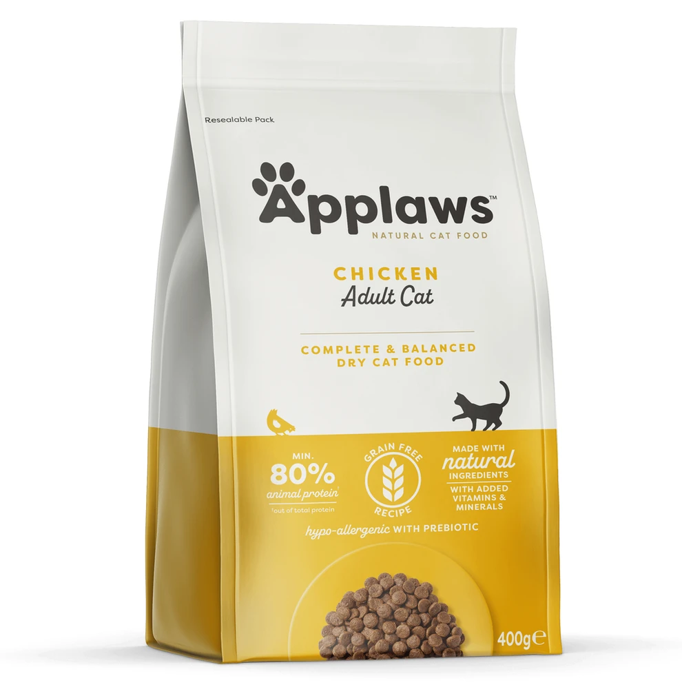 APPLAWS sausas kačių ėdalas suaugusioms katėms, 400g