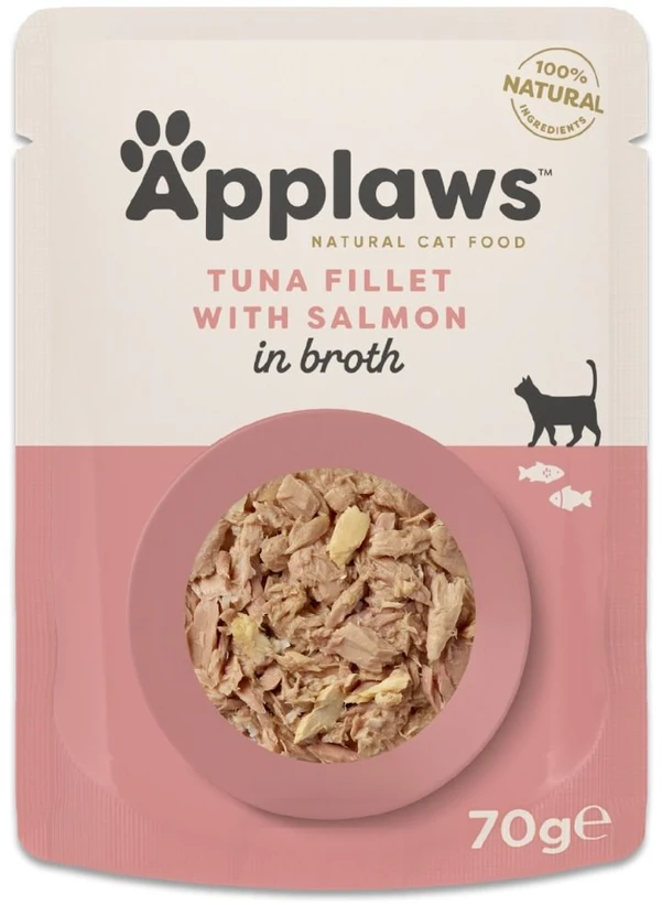 Applaws - Tuno filė su lašiša sultinyje - 70g