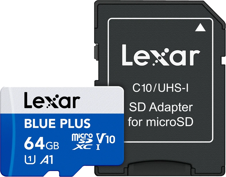 Lexar 64GB atminties kortelė su SD adapteriu