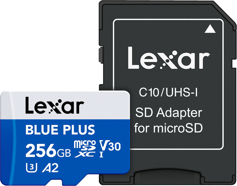 „Lexar Micro SDXC“ atminties kortelė, 256 GB (SD3.0)