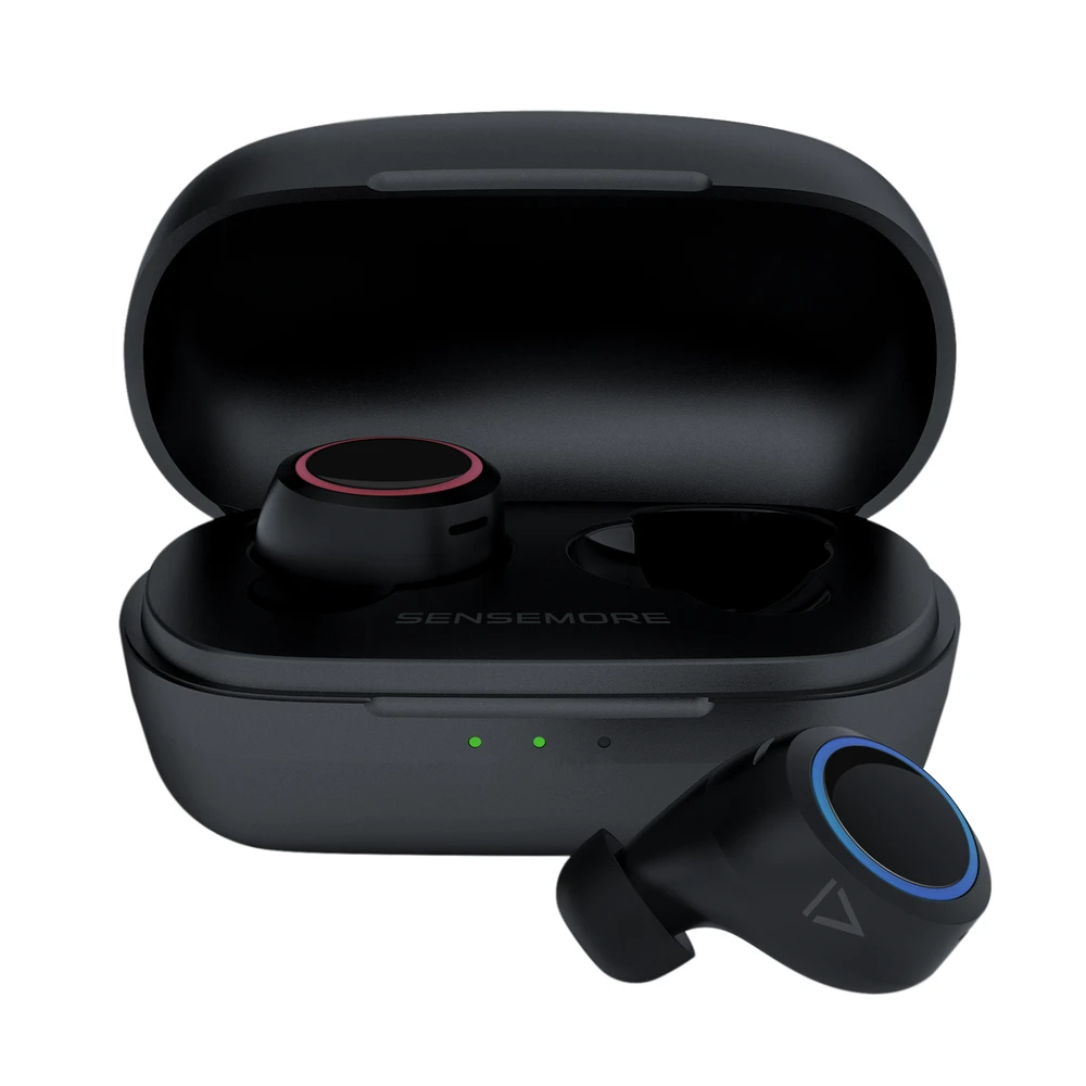 Ausinės Creative Sensemore Air, juodos spalvos