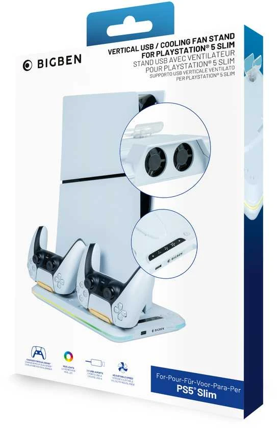 Nacon PS5 SLIM vertikalus USB aušinimo ventiliatoriaus stovas