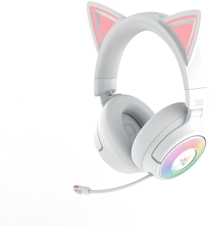 Razer | Ausinės | Kraken Kitty V3 Pro | Bluetooth | Over-Ear | Baltas