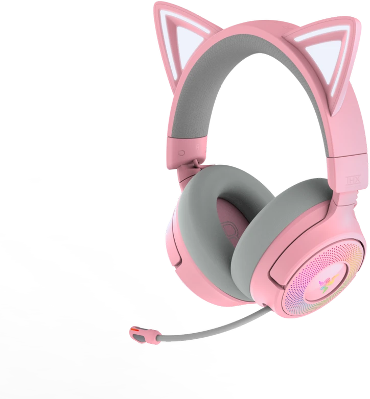 Razer | Ausinės | Kraken Kitty V3 Pro | Bluetooth | Over-Ear | Quartz