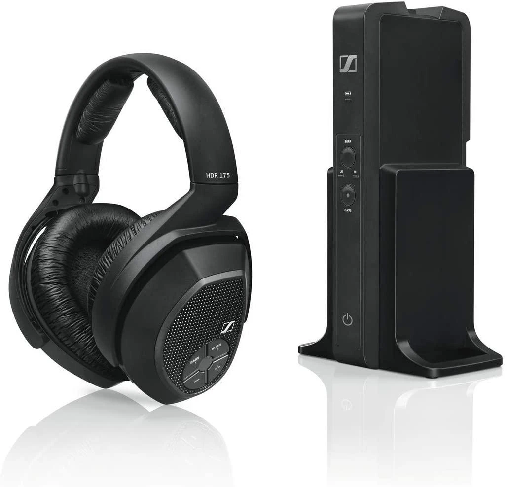 Ausinės Sennheiser RS 175 juoda