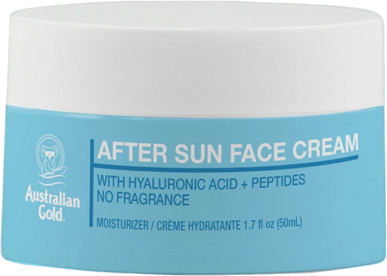 Australian Gold After Sun Face Kreminis veido kremas po deginimosi, 50ml