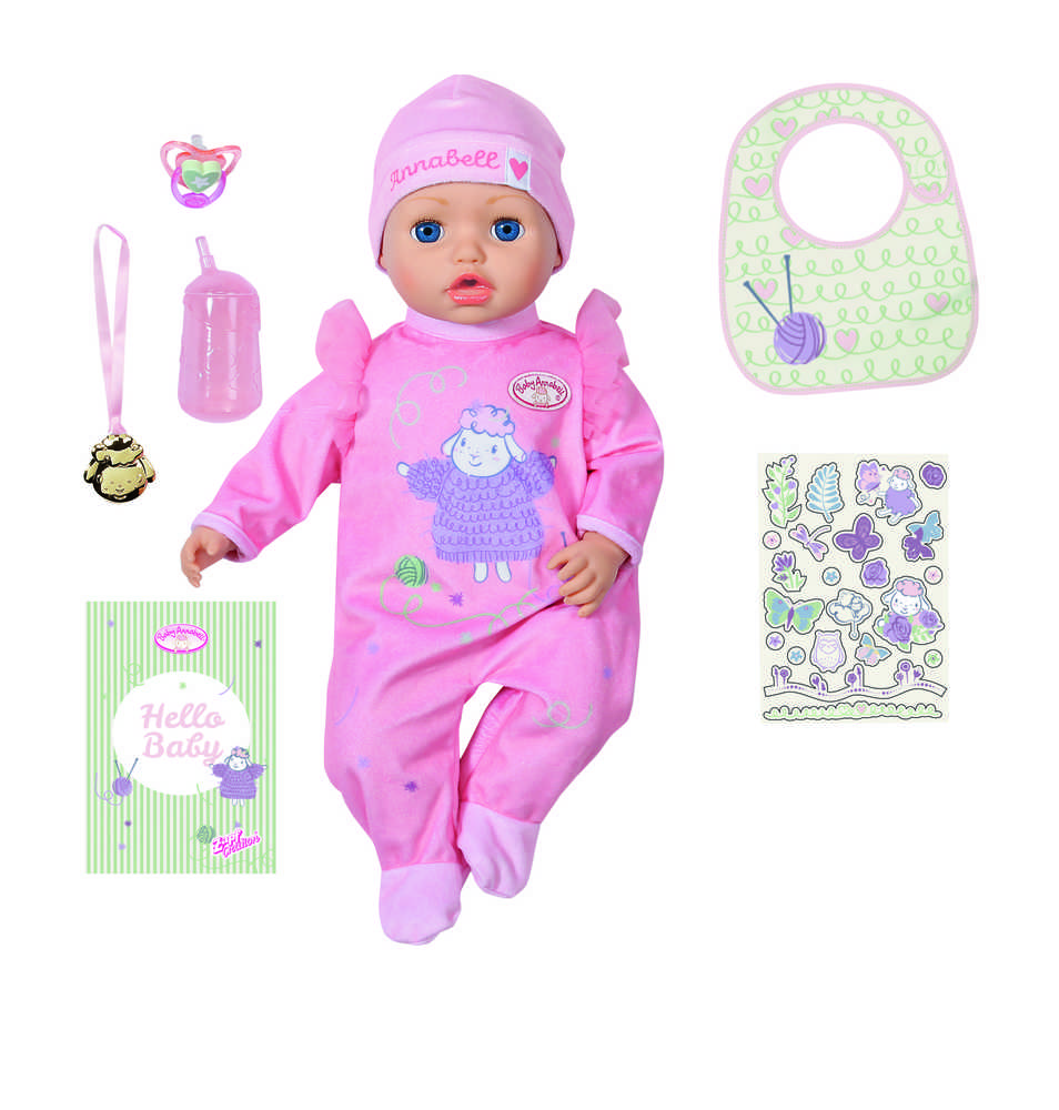 BABY ANNABELL Interaktyvi lėlė, 43 cm