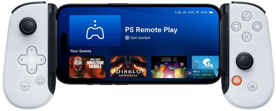 Backbone One USB-C baltos spalvos „PlayStation“ leidimas