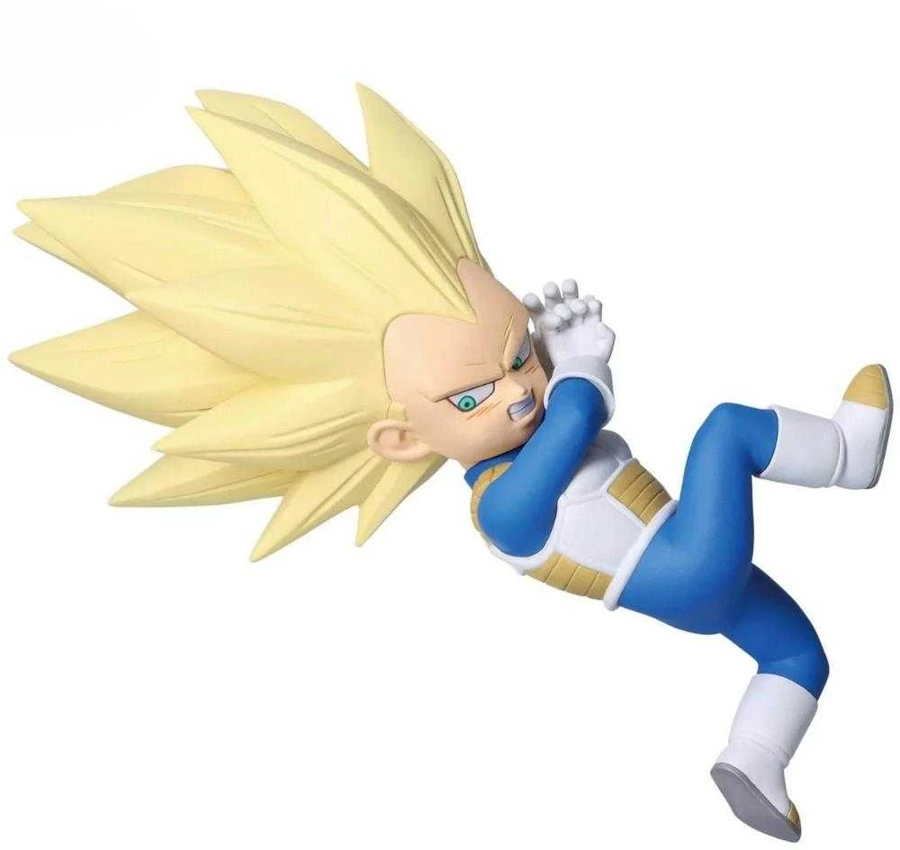 Banpresto - DRAGON BALL DAIMA SUPER SAIYAN 3 VEGETA (MINI) FIGŪRĖLĖ SU PANELĖMIS