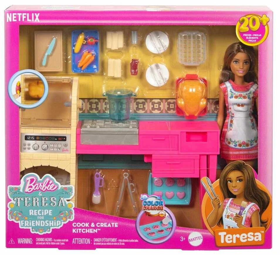 Mattel Lėlė Teresa Barbie draugystės receptas JCT06