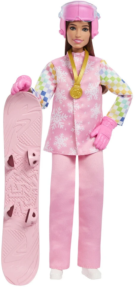Mattel Barbie Barbė - Prabangi snieglentininkė karjeros varžybose (JKF78)