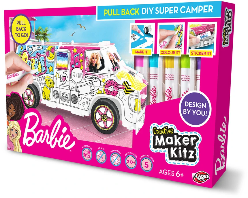BLADEZ *****BARBIE Maker Kitz pomaluj kampera BTBA-M01Y