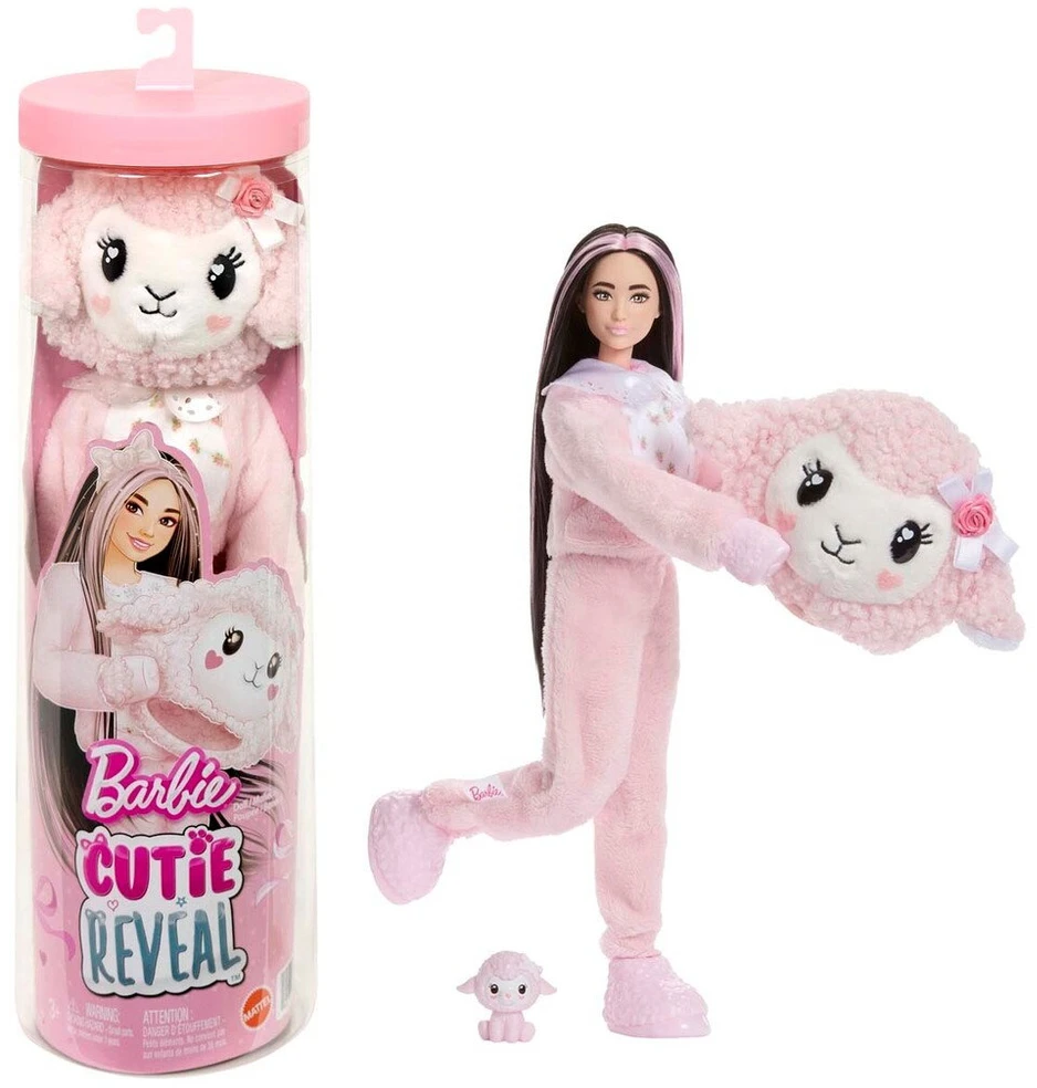 Mattel BARBIE CUTIE REVEAL CARE BEARS SWEET BOWS siurprizų rinkinys – avytė (JJP66)