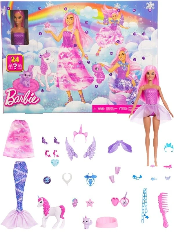 Advento kalendorius Mattel Barbie Fantasy (JFL66)