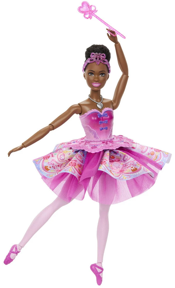 Barbie Barbė „Spragtukas" balerina Cukrinė fėja su besikeičiančiu sijonu