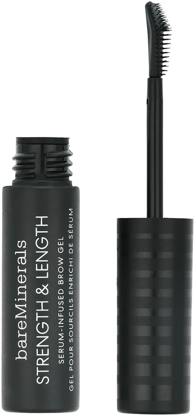 „Bare Minerals Bareminerals Strength y Length“ serumu suteptas antakių gelis Chesnut, 5 ml