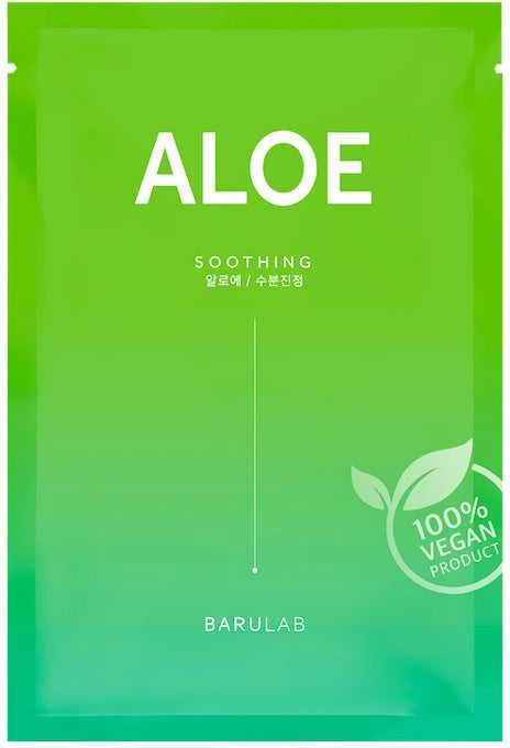 Barulab Aloe Soothing Face Mask raminanti lakštinė veido kaukė, 23 g