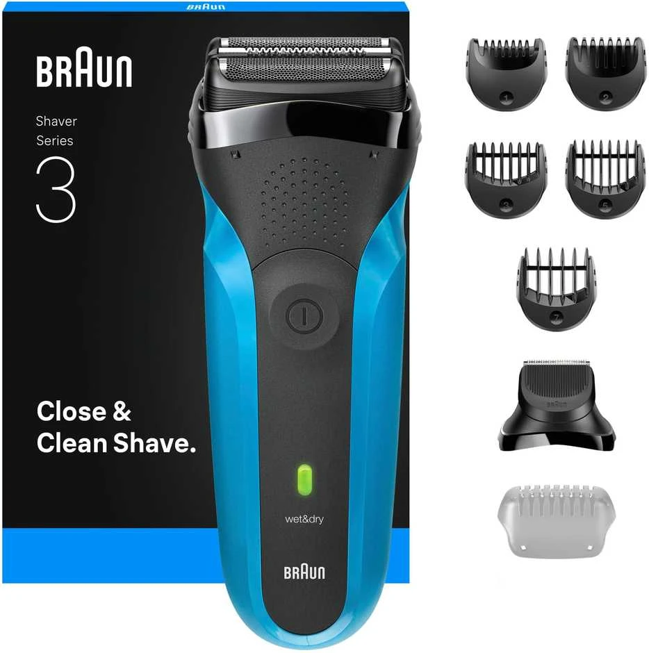 Barzdaskutė Braun 310BT WD, ni-mh, mėlyna/juoda