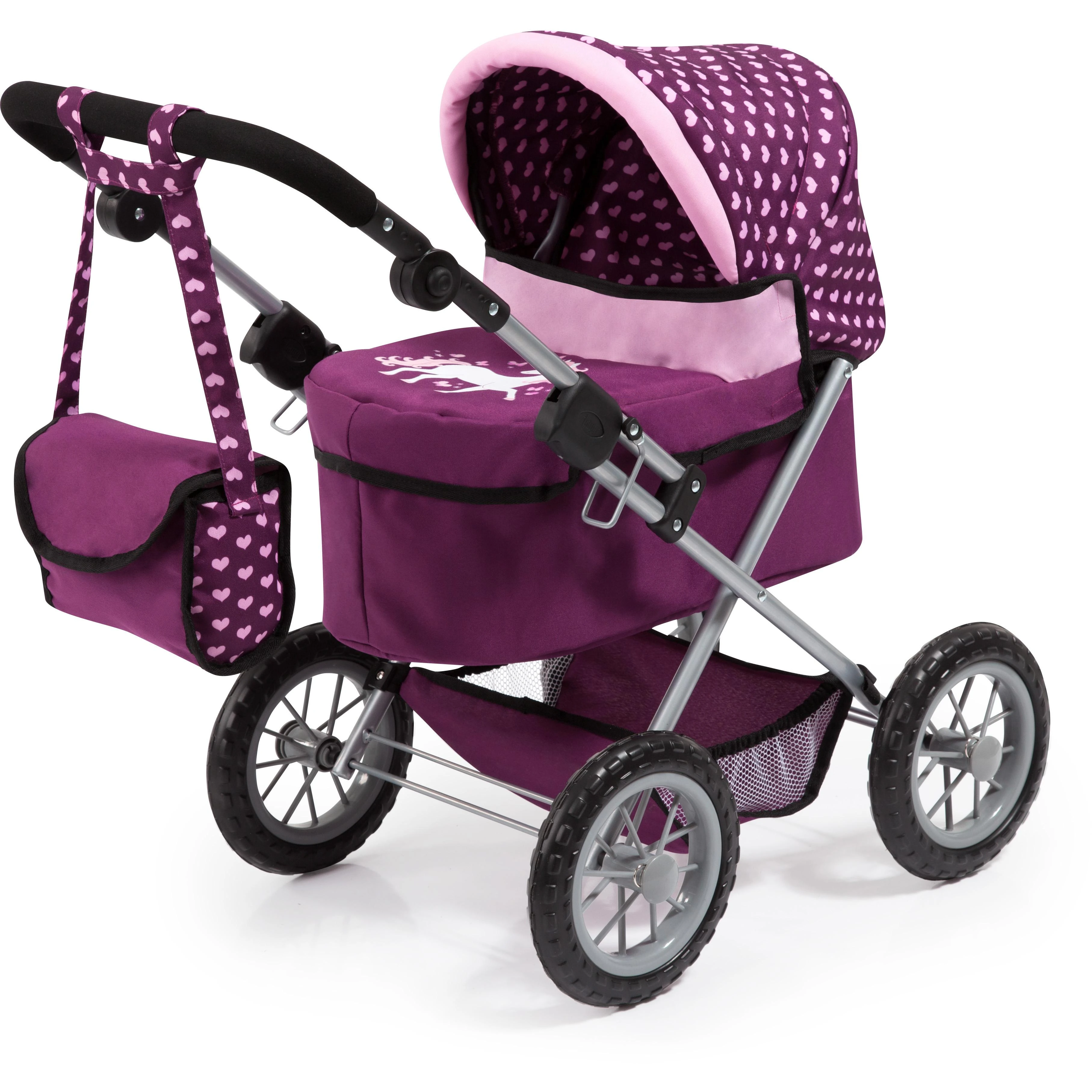 Bayer Design Bayer Vežimėlis głęboki dla lalki Trendy violetinė 13037AA