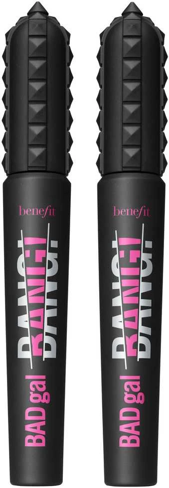 Benefit Duo Set: Badgal Bang! Volumizing Blakstienų tušas apimties suteikiantis blakstienų tušas, atspalvis: 1 Intense Pitch Juodas, 2 x 8,5g