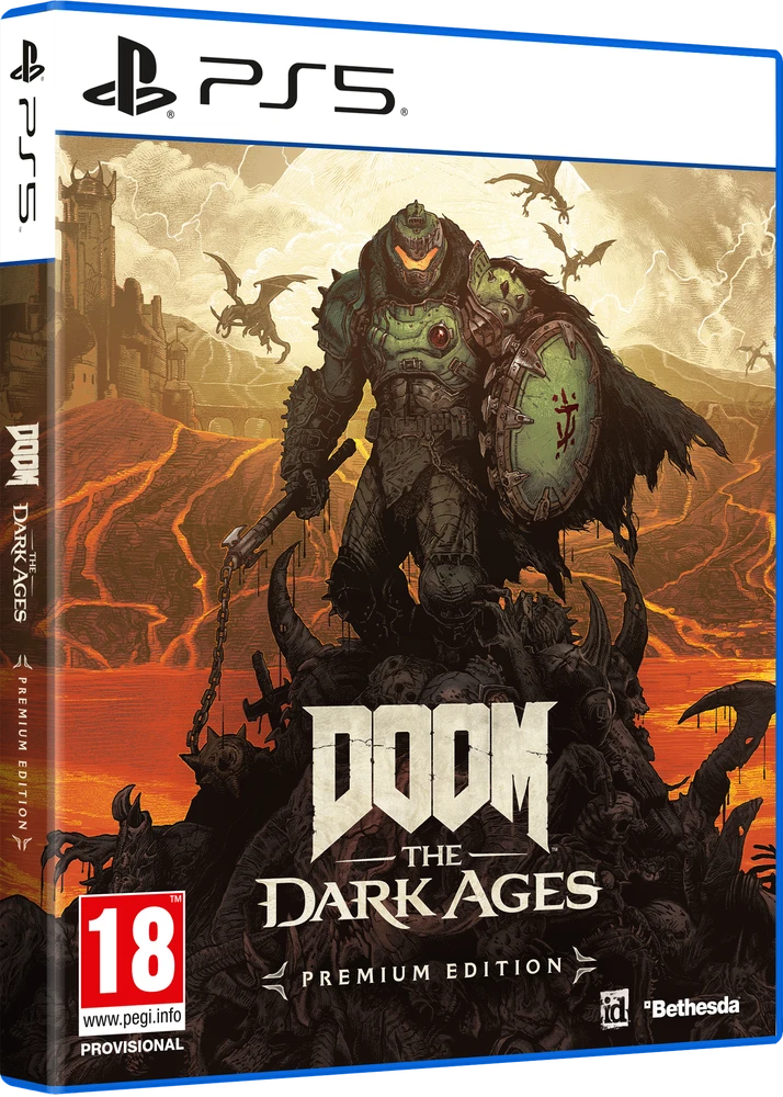 „Bethesda Doom: The Dark Ages“ Premium leidimas PS5