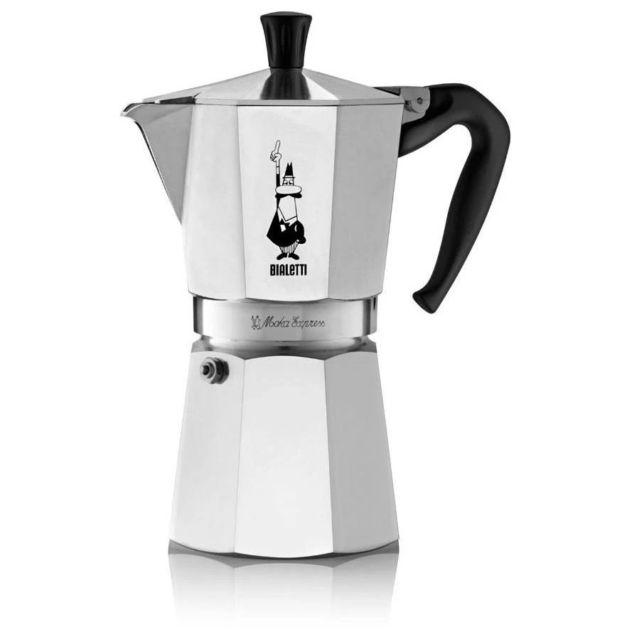 Bialetti Moka Express Moka kavinukas 0.775 L Aliuminio, Juodas