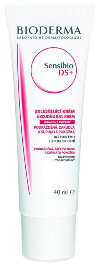 Bioderma Sensibio Ds+ Jautrios ir paraudusios odos veido kremas, 40 ml