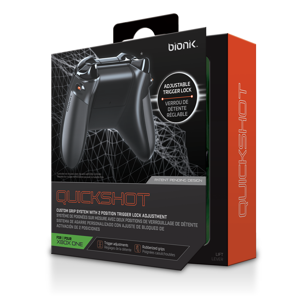 Bionik XO QuickShot Rubber Grips (BNK-9011)