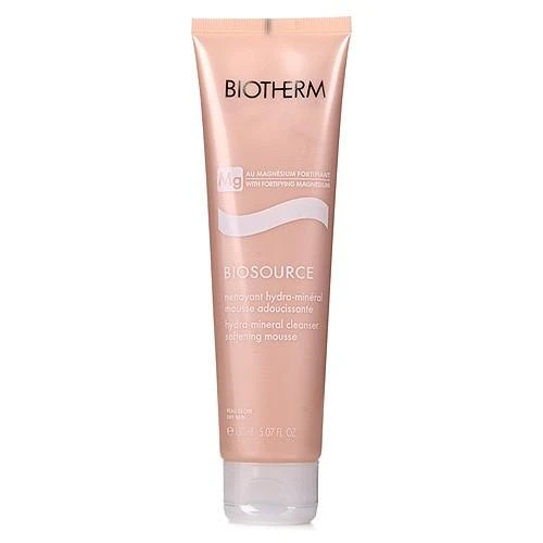 Biotherm Biosource Hydra-Mineral Valiklis Softening Mousse valomosios putos sausai odai, 150 ml