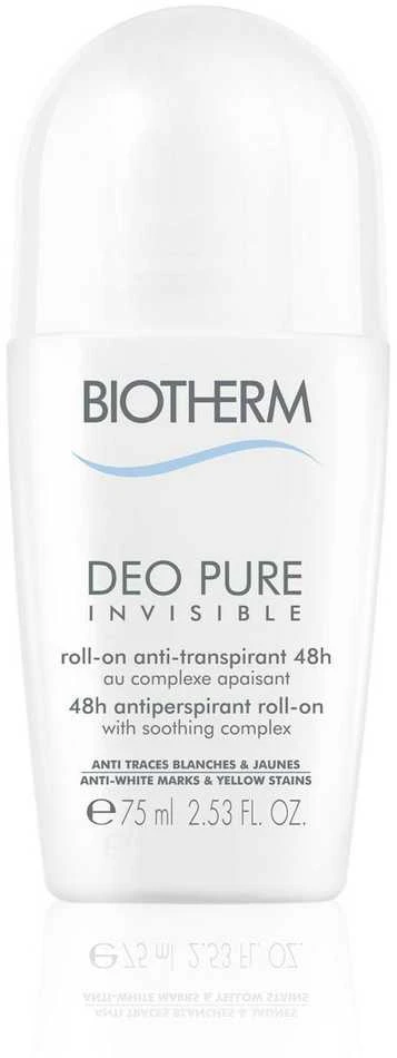 Biotherm Deo Pure Invisible 48H Roll-On rutulinis antiperspirantas moterims, 75 ml