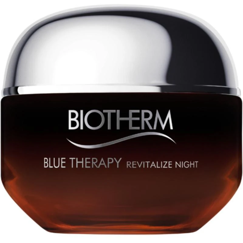 Biotherm Mėlyna Therapy Amber Algae Revitalize Night Skin Kreminis naktinis veido kremas, 50 ml
